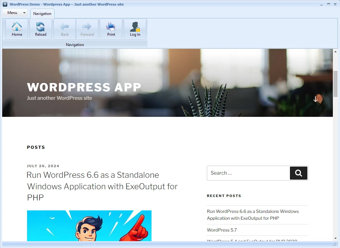 Wordpress Desktop Application 